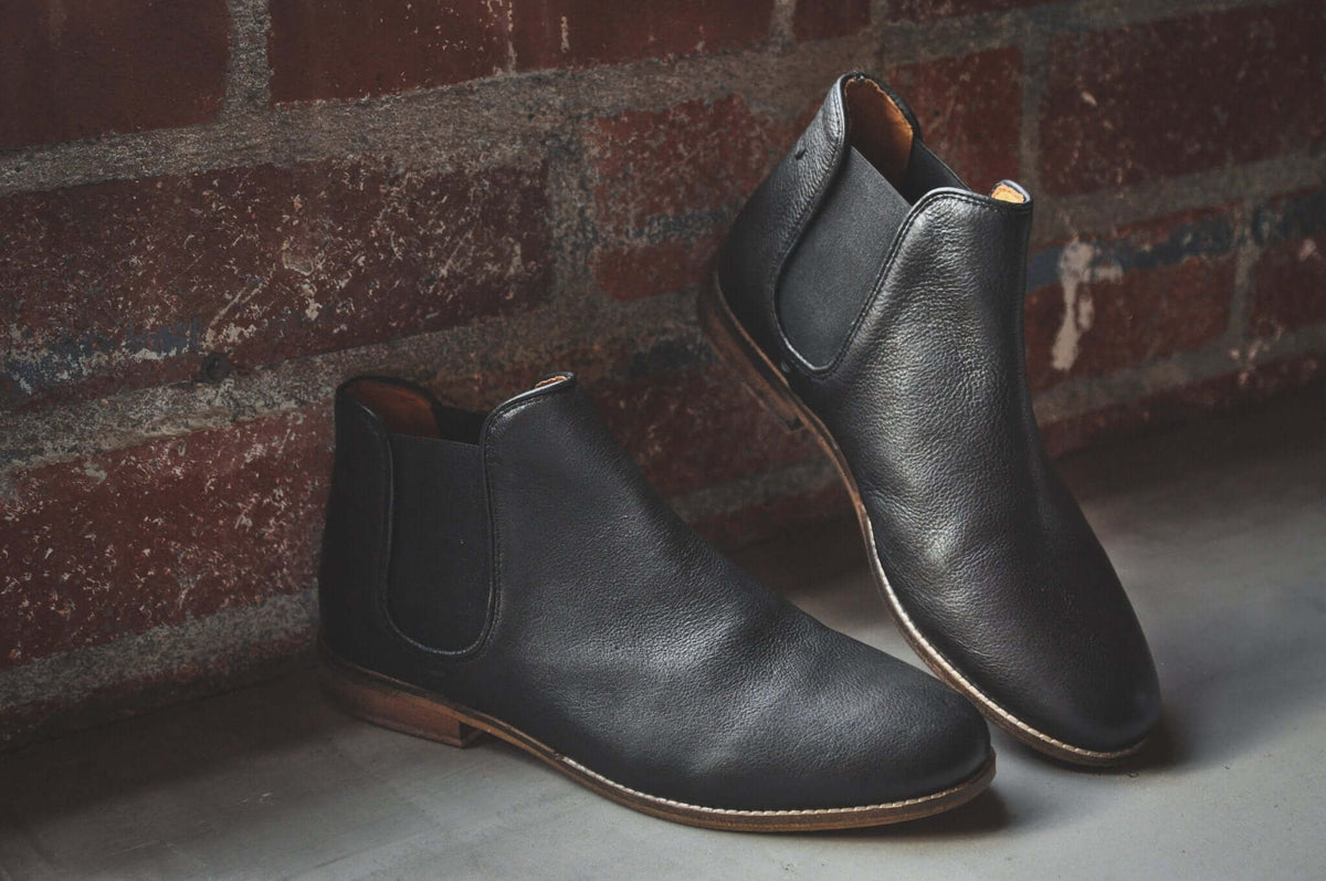 no heel chelsea boots