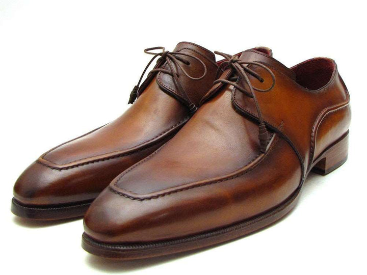 Paul Parkman Men's Brown Derby Dress Shoes For Men (ID#SU12LF) - WKshoes