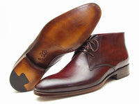 Paul Parkman Men's Chukka Boots Brown & Bordeaux (ID#CK43E8) - WKshoes