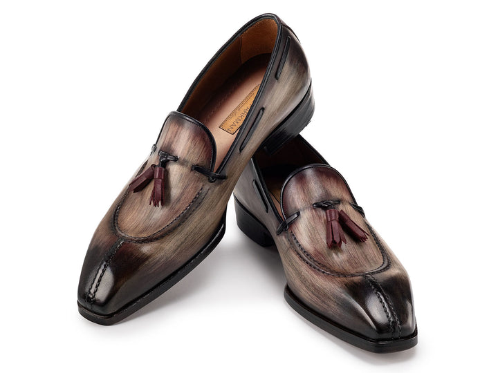  Premium Quality Men's Brown Leather Loafer Shoes 