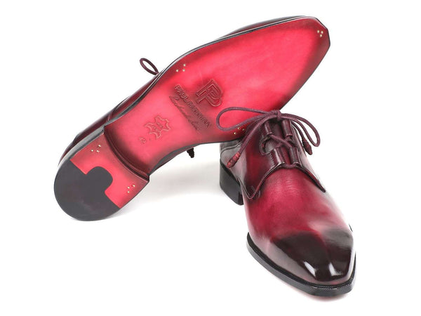 Paul Parkman Ghillie Lacing Bordeaux Dress Shoes - WKshoes