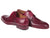 Paul Parkman Burgundy Hand Painted Derby Shoes (ID#633BRD72) - WKshoes