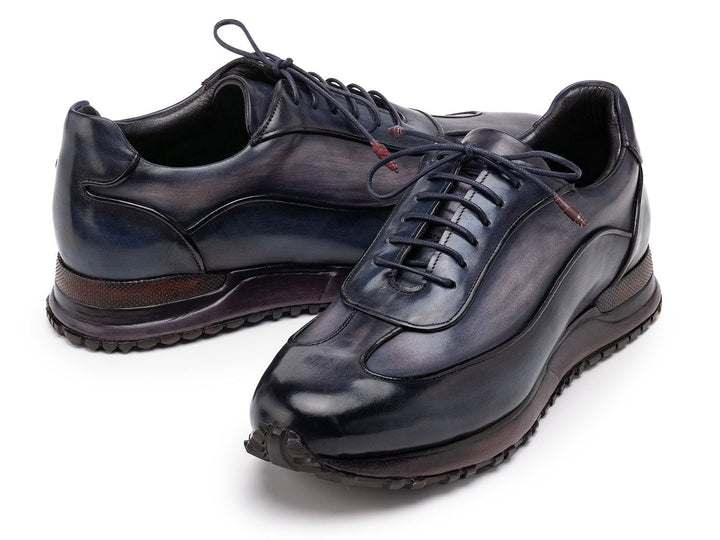 Fashionable lace-up sneakers for men designed by Paul Parkman