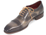 Paul Parkman Men's Captoe Oxfords Gray (ID#024-GRAY) - WKshoes