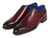 Paul Parkman Goodyear Welted Punched Oxfords Bordeaux (ID#7614-BRD) - WKshoes