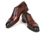 Paul Parkman Goodyear Welted Cap Toe Oxfords Brown (ID#9482-BRW) - WKshoes