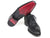 Paul Parkman Men's Black Woven Leather Oxfords (ID#044WN86) - WKshoes
