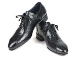 Paul Parkman Handmade Lace-Up Casual Shoes For Men Black (ID#84654-BLK) - WKshoes