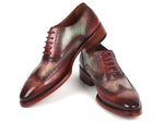 Paul Parkman Goodyear Welted Men's Two Tone Wingtip Oxfords (ID#PP22GB62) - WKshoes