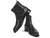 Paul Parkman Black Woven Leather Chelsea Boots - WKshoes