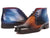 Paul Parkman Men's Chukka Boots Brown & Blue (ID#CK67L6) - WKshoes