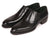 Paul Parkman Goodyear Welted Black Elasticated Loafers (ID#GH861TR) - WKshoes