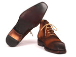 Paul Parkman Antique Suede Brown Cap Toe Ankle Boots - WKshoes