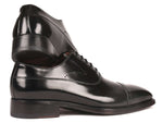 Paul Parkman Goodyear Welted Cap Toe Oxfords Black Polished Leather (ID#056BLK84) - WKshoes