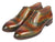 Paul Parkman Men's Cap Toe Oxfords Green & Brown (ID#266GB79) - WKshoes