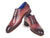 Paul Parkman Burgundy Hand-Painted Classic Brogues (ID#ZLS35BUR) - WKshoes