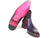 Paul Parkman Purple Chelsea Boots Mens - WKshoes