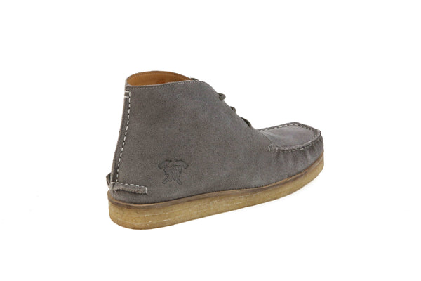 Hound and Hammer Men's Suede Walking Boots, Grey - WKshoes