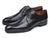 Paul Parkman Men's Black Leather Derby Shoes - WKshoes