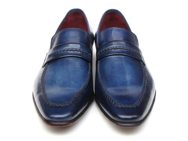 Paul Parkman Men's Loafer Shoes Navy - WKshoes