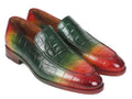Paul Parkman Crocodile Embossed Calfskin Multicolor Loafer