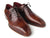 Paul Parkman Plain Toe Brown Calfskin Oxfords (ID#019-BRW) - WKshoes