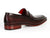 Paul Parkman Men's Loafer Purple & Black Hand-Painted Leather Upper with Leather Sole (ID#093-PURP-BLK) - WKshoes