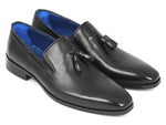 Paul Parkman Men's Tassel Loafer Black Leather Upper & Leather Sole (ID#5141-BLK) - WKshoes