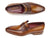 Paul Parkman Men's Loafer Brown Leather Shoes (ID#068-CML) - WKshoes