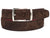 PAUL PARKMAN Men's Brown Suede Belt (ID#B06-BRW) - WKshoes