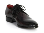 Paul Parkman Men's Anthracite Black Derby Shoes (ID#054F-ANTBLK) - WKshoes