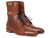 Paul Parkman Men's High Boots Brown Calfskin (ID#F554-BRW) - WKshoes