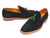 Paul Parkman Men's Tassel Loafer Green Suede Shoes (ID#087-GREEN) - WKshoes