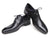 Paul Parkman Men's Ghillie Lacing Plain Toe Black Shoes (ID#076-BLK) - WKshoes