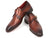 Paul Parkman Monkstrap Dress Shoes Brown & Camel (ID#011B44) - WKshoes