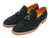 Paul Parkman Men's Tassel Loafer Green Suede Shoes (ID#087-GREEN) - WKshoes