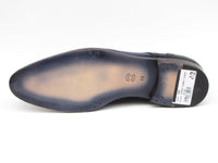 Paul Parkman Men's Parliament Blue Derby Shoes Leather Upper and Leather Sole (ID#046-BLU) - WKshoes