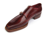 Paul Parkman Men's Double Monkstrap Goodyear Welted Shoes (ID#061-BRD) - WKshoes