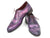 Paul Parkman Wingtip Oxfords Purple & Navy Handpainted Calfskin (ID#743-PURP) - WKshoes