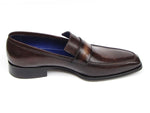 Paul Parkman Men's Loafer Bronze Hand Painted Shoes (ID#012-BRNZ) - WKshoes