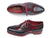 Paul Parkman Men's Triple Leather Sole Wingtip Brogues Navy & Red (ID#027-TRP-NVYBRD) - WKshoes