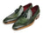 Paul Parkman Men's Side Handsewn Tassel Loafer Green Shoes (ID#082-GREEN) - WKshoes