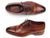 Paul Parkman Men's Captoe Oxfords Brown Hand Painted Shoes (ID#077-BRW) - WKshoes