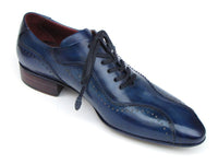 Paul Parkman Handmade Lace-Up Casual Shoes For Men Blue (ID#84654-BLU) - WKshoes