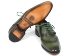 Paul Parkman Men's Green Calfskin Oxfords (ID#K78-GRN) - WKshoes