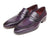 Paul Parkman Men's Purple Loafers Handmade Slip-On Shoes (ID#068-PURP) - WKshoes