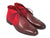 Paul Parkman Men's Chukka Boots Bordeaux Suede & Leather (ID#CK51-BRD) - WKshoes