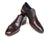 Paul Parkman Men's Captoe Oxfords Black Purple Shoes (ID#074-PURP-BLK) - WKshoes