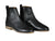 Hound and Hammer men's black leather zipper boots - WKshoes