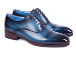 Paul Parkman Men's Captoe Oxfords Blue & Turquoise (ID#1744-BTQ) - WKshoes